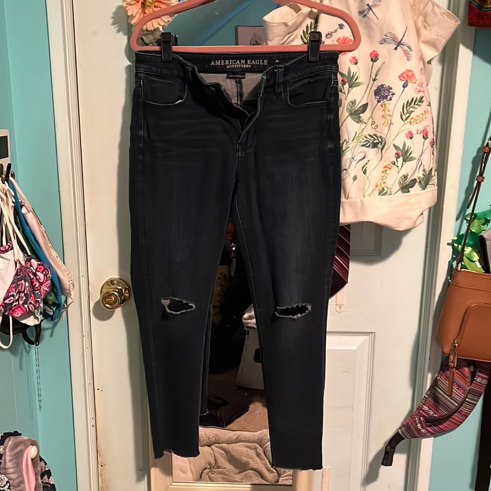 American Eagle Super Stretch Hi-Rise Jegging Size 8